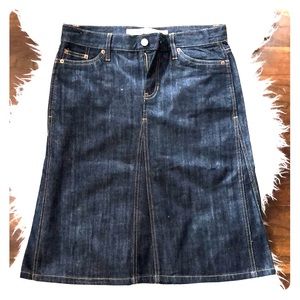 Gap Blue Jean Skirt